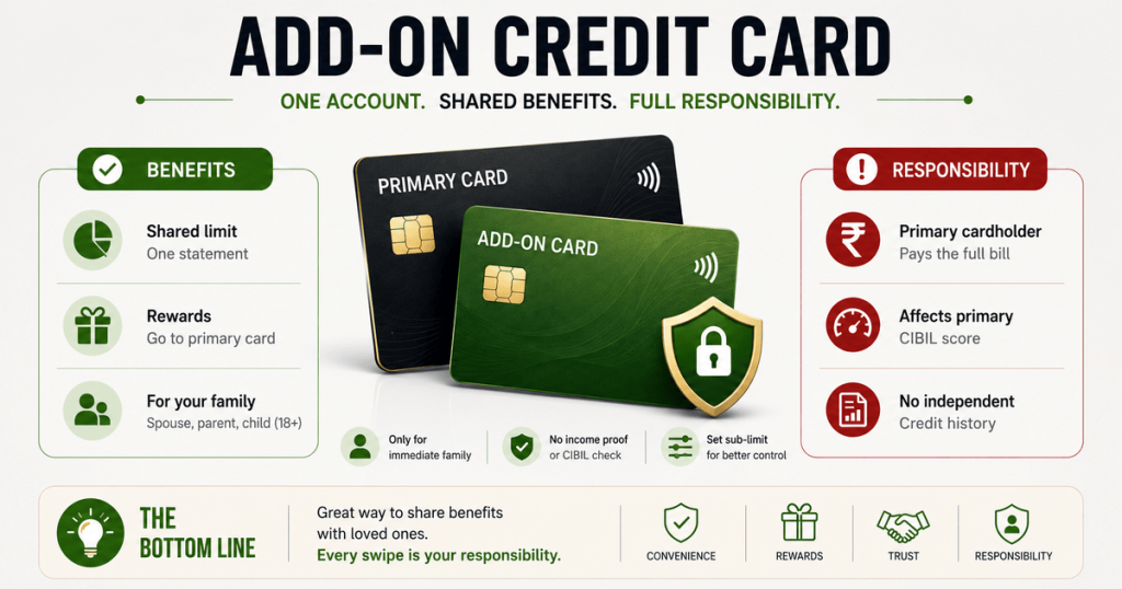 Add-On Credit Cards in India: How They Work, Pros, Cons, and Who Should Get One