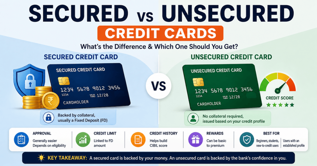 Secured vs Unsecured Credit Cards: Key Differences Explained