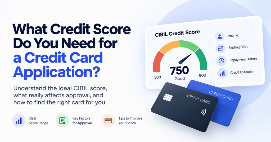 Credit Score Required for Credit Card Applications in India